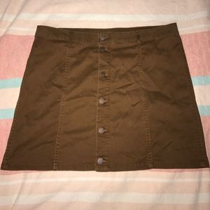 Button Up Skirt