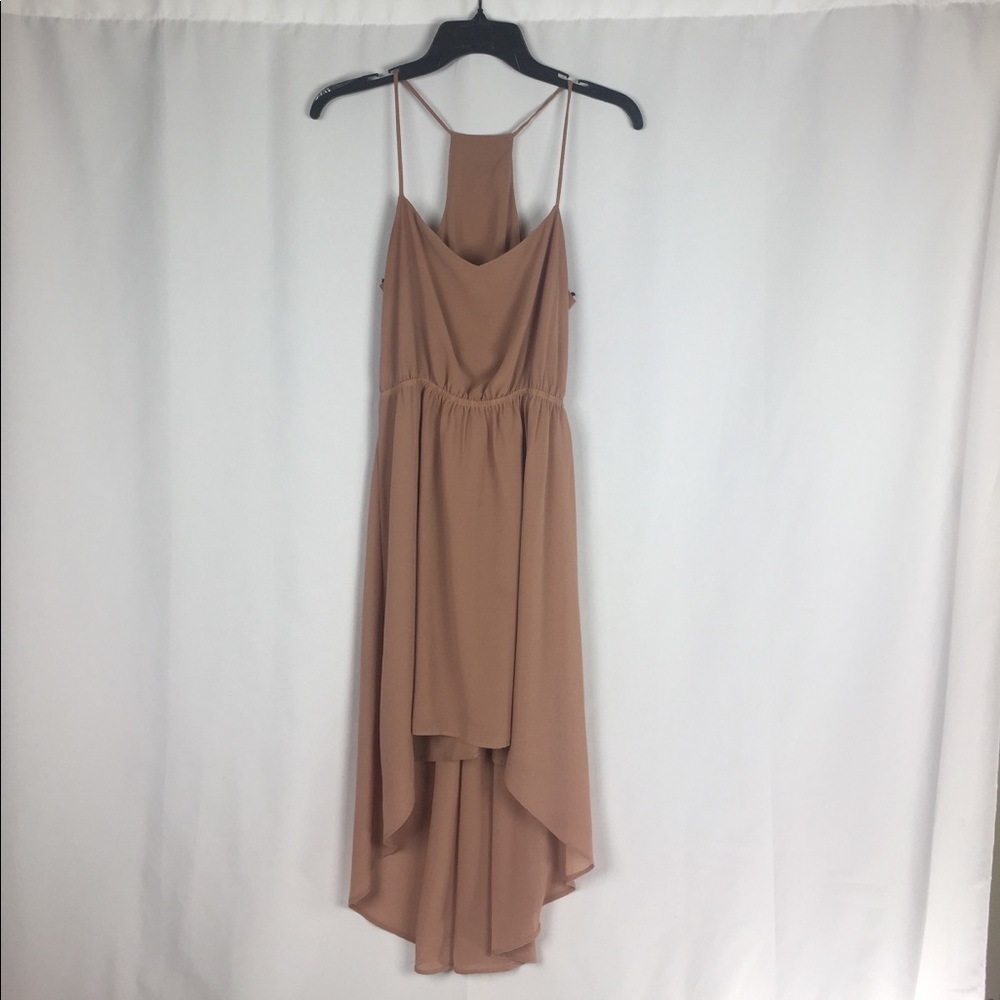 Forever 21 hi-low dress blush pink