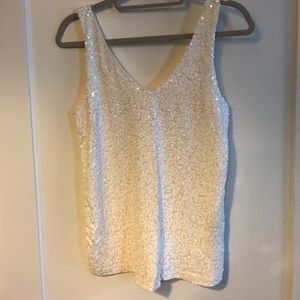 J. Crew sequin tank