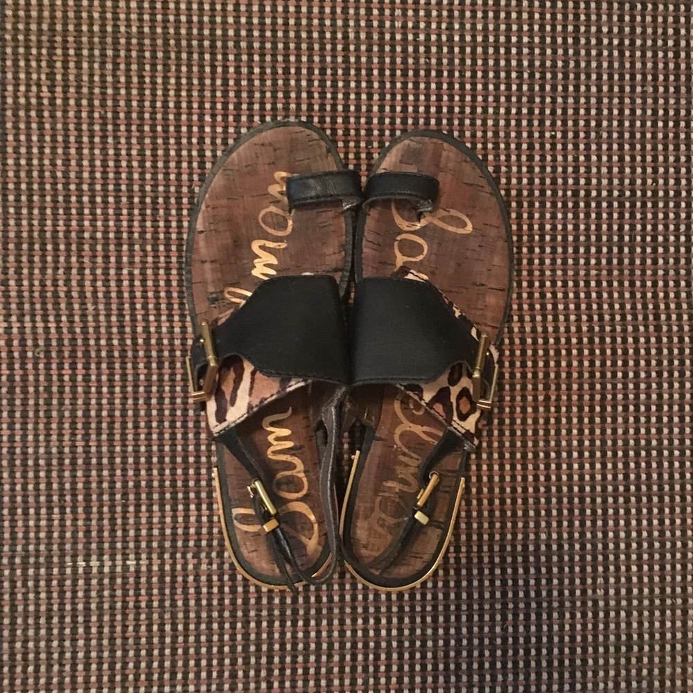 Sam Edelman Leopard Print Sandals