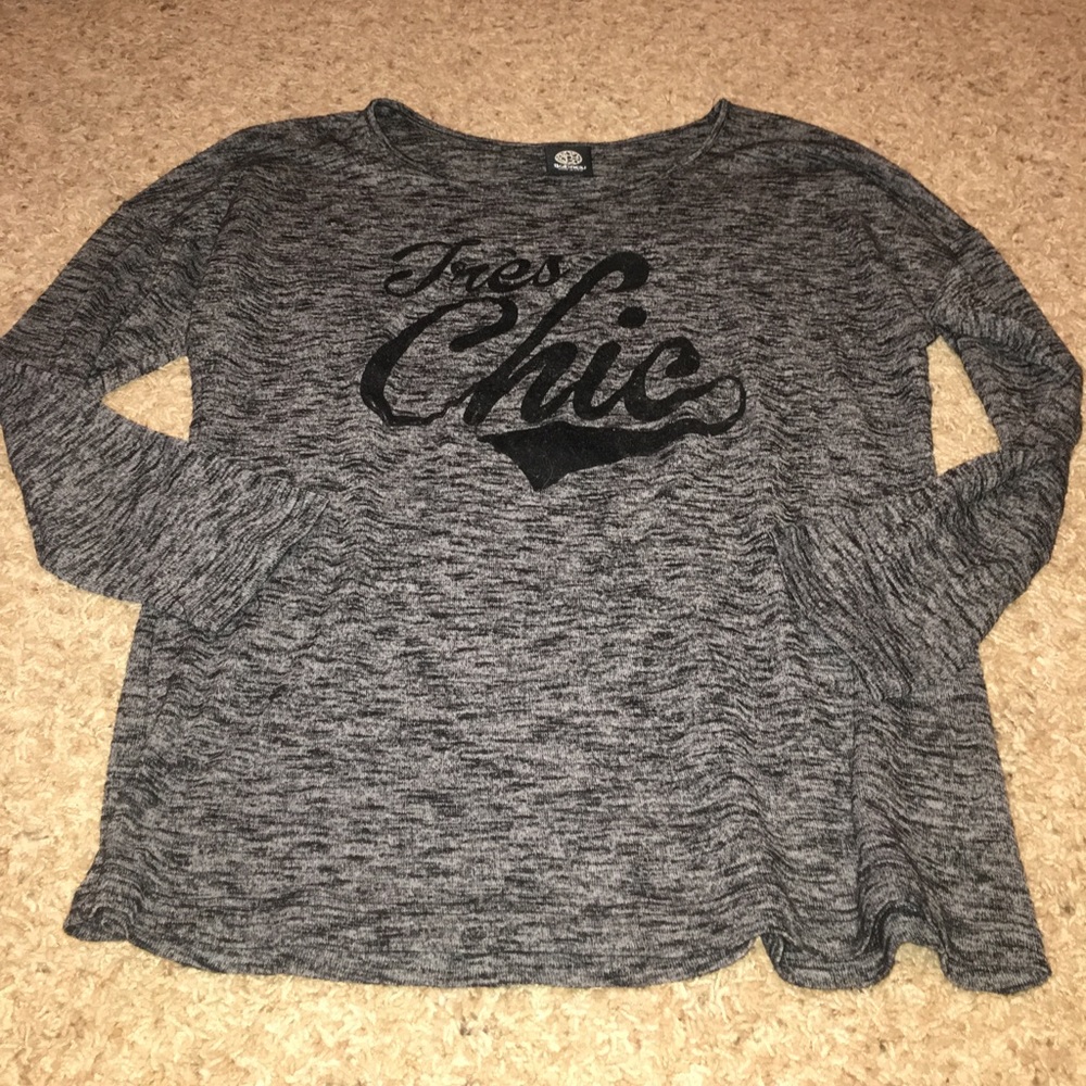 Très Chic 3/4 Sleeve Sweater