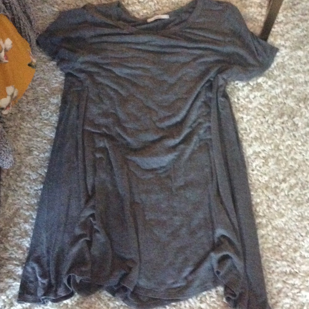 Gray t shirt dress