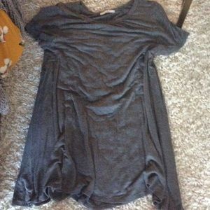 Gray t shirt dress