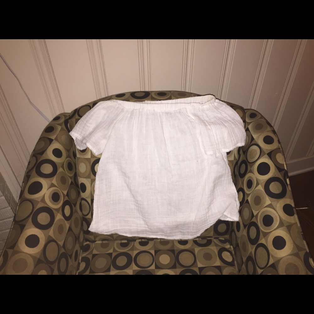 Michael stars off the shoulder top