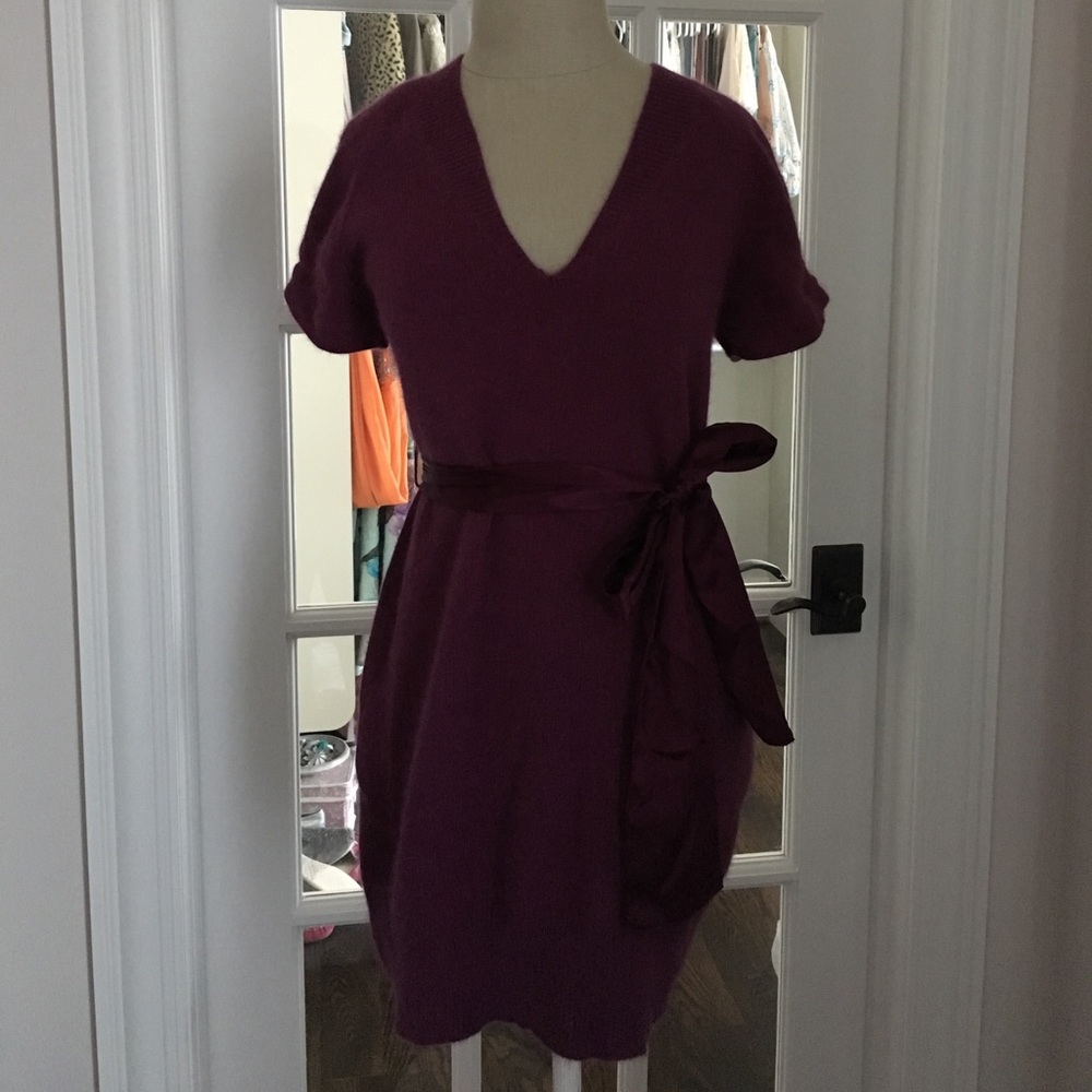 French Connection long purple sweater