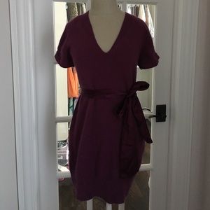 French Connection long purple sweater