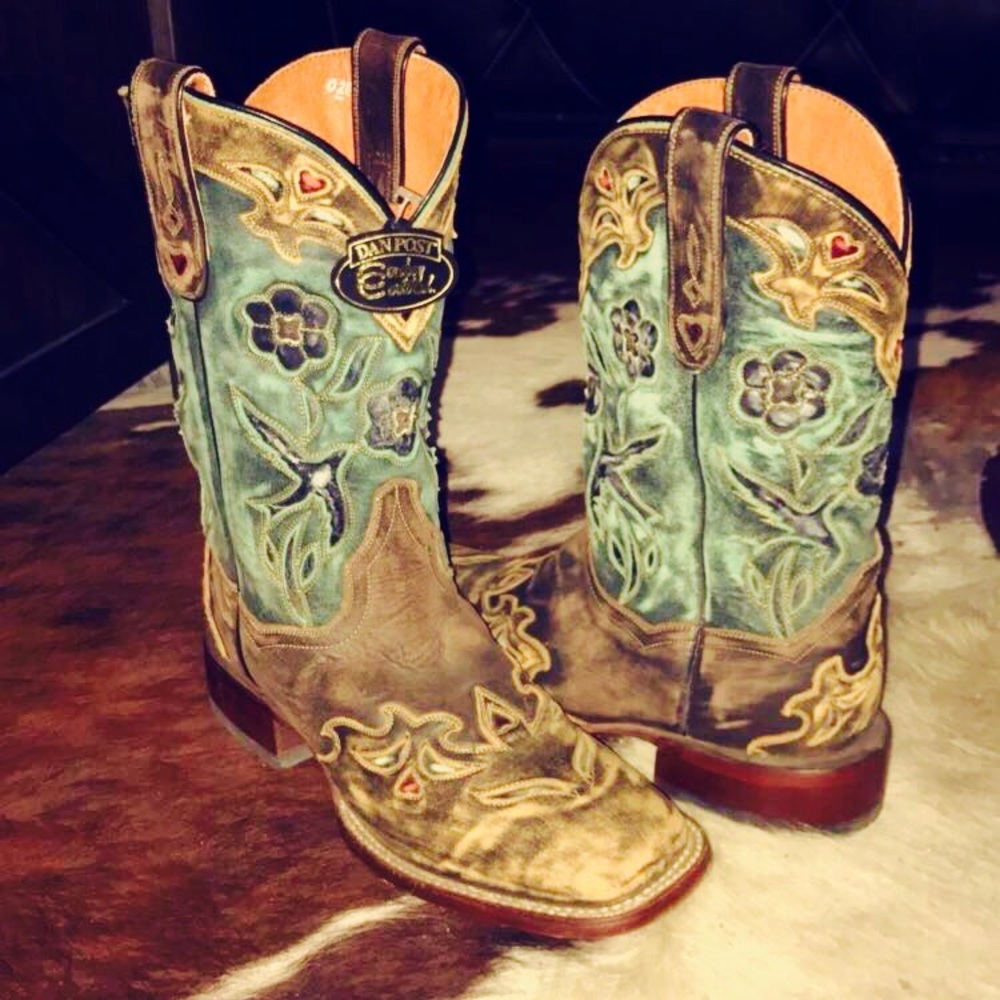 Dan post square toe boots