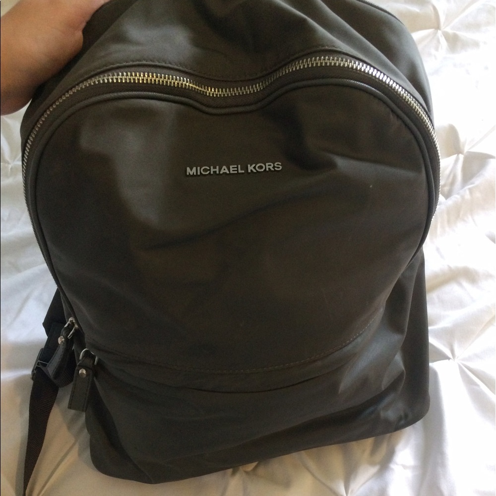Micheal Kors grey backpack