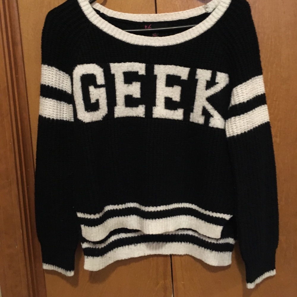 "Geek" sweater
