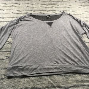 Torrid grey blouse with lace detail size 2 (18/20)