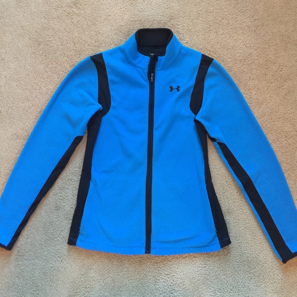 Under Armour Women's Blue Zip-up Jacket Medium