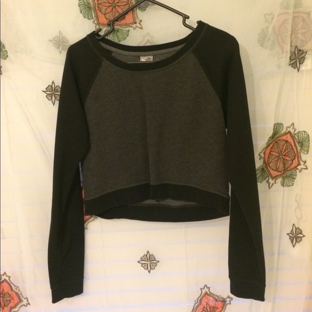 Champion cropped sweat shirt