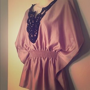 Mauve heart and soul top