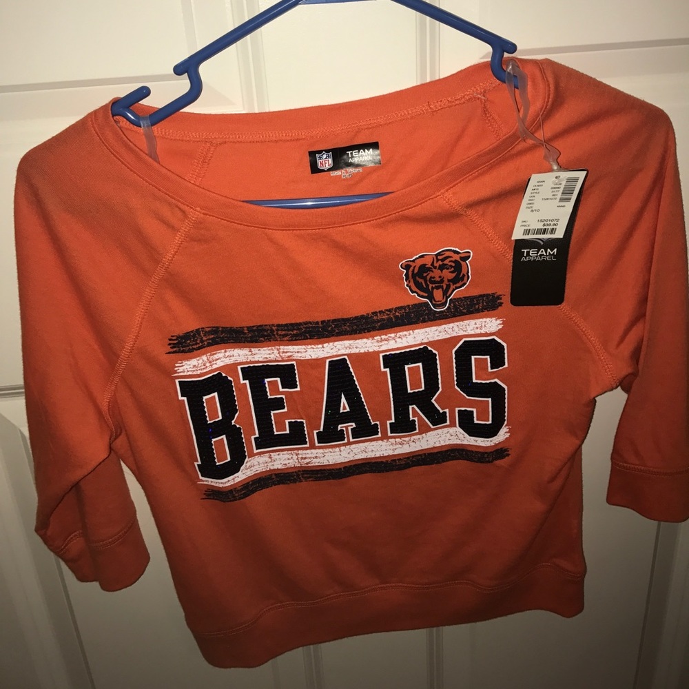 Justice Chicago Bears Cropped Shirt