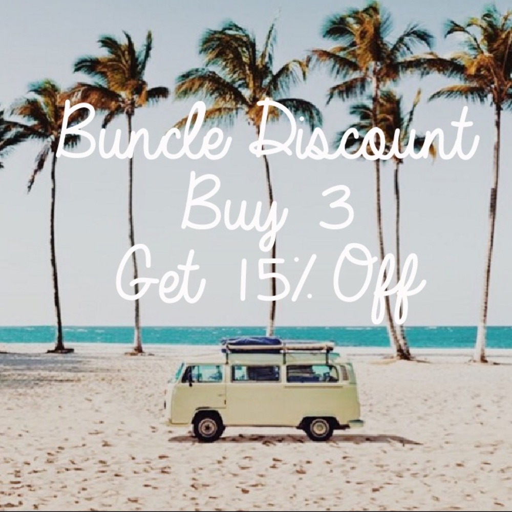 🌞 Bundle Discount *with most items