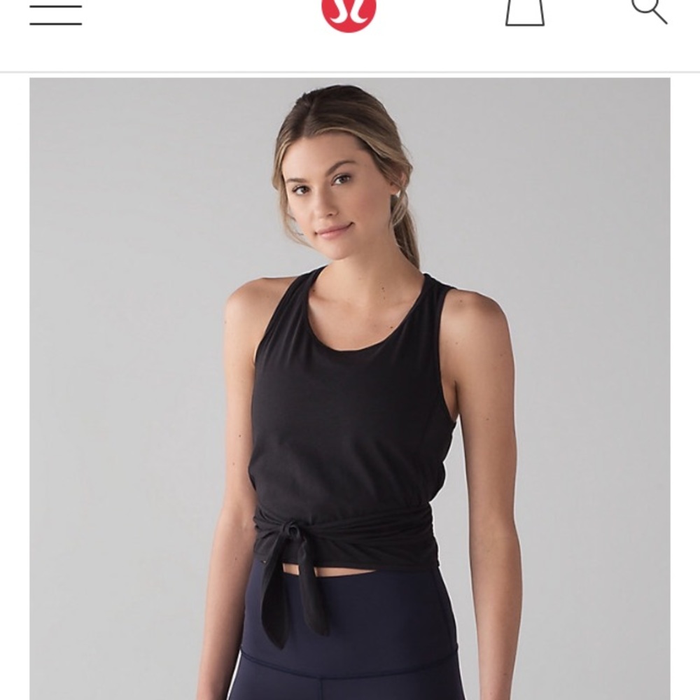 ISO lululemon it's a tie tank