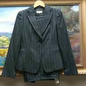 Emporio Armani Pantsuit with White Pinstripes