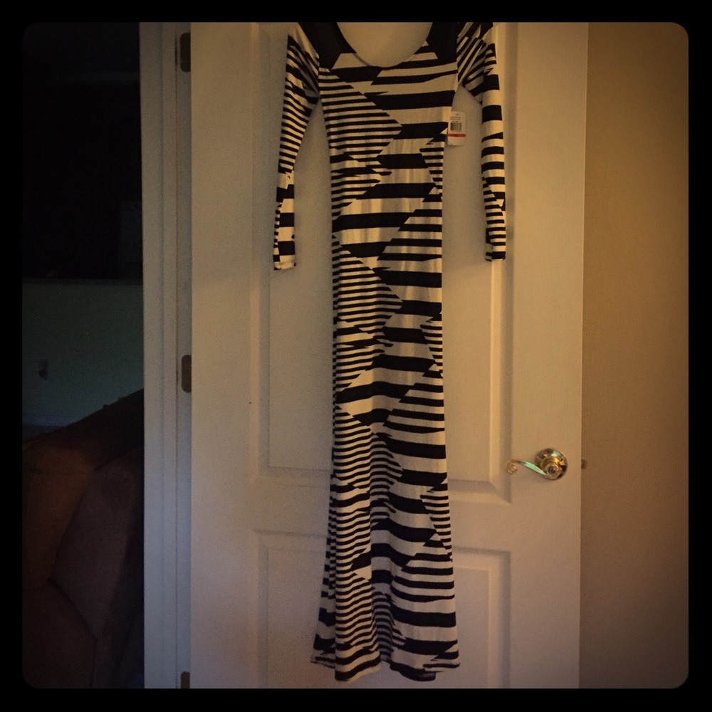 Juniors GB, Gianni Bini, Sz XS, Blk/White Dress