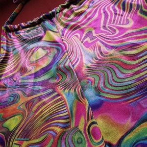 Trippy psychedelic rave top