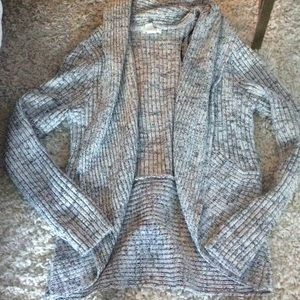 Grey cowl neck sweater