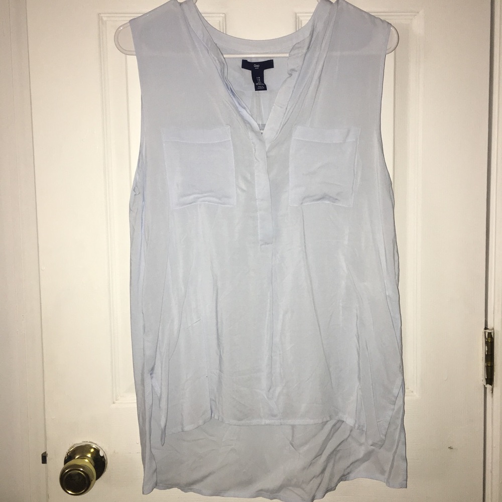 NWT GAP Blue Top - Size 8