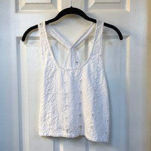 white crop top from pacsun