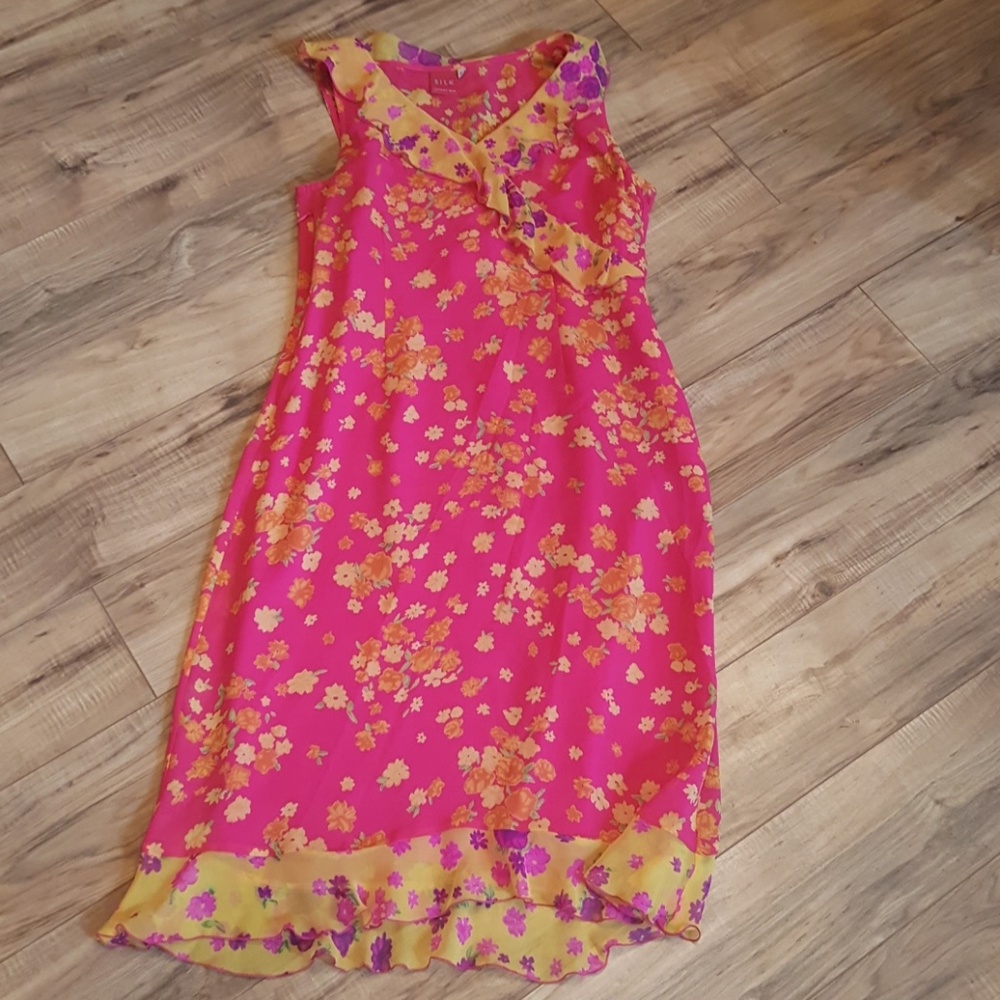 Johnny Was silk summer dress. Never worn!