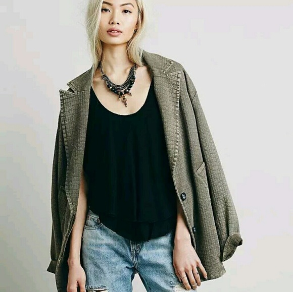 Free People Tops - Free People floaty DOUBLE UP CAMI black