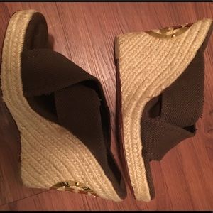 TORY BURCH Wedges Espadrille Size 8