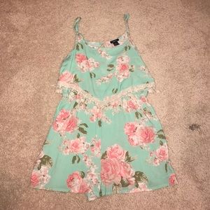 Rue 21 floral romper