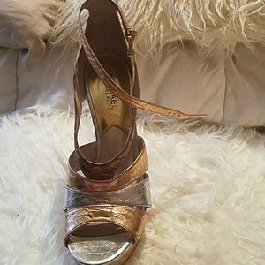 Micheal kors open toe heels