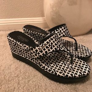 Coach Wedge Sandals