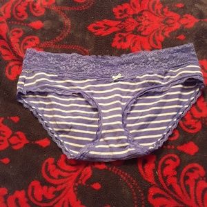 Aerie boybrief periwinkle and white striped