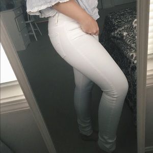 American Eagle White Jeggings