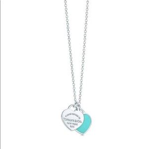 Tiffany and Co. Double Heart Neclace
