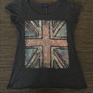 Grey classic graphic tee