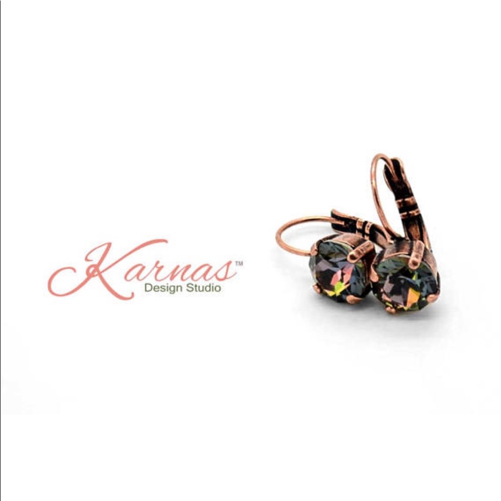 💎TWILIGHT 8mm Crystal Drop Leverback Earrings KDS