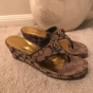 Coach Wedge Sandals