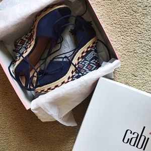 Cabi Isla wedges - NEW NIB
