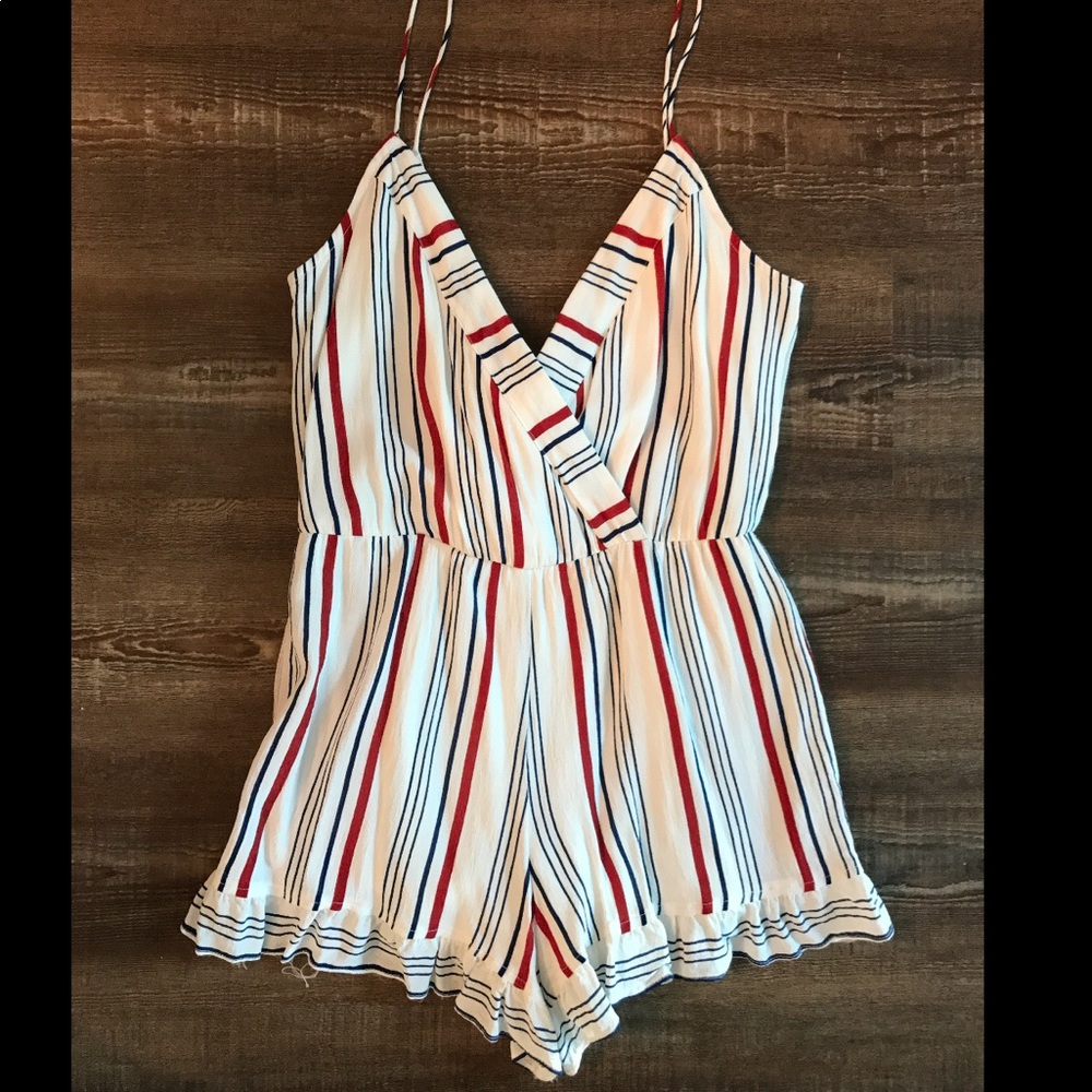 Tularosa Red/White/Blue Romper - Size Small
