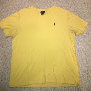 Yellow Polo Ralph Lauren XL T Shirt