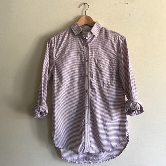 Anthropologie Tops - California Tailor Shirt No. 1 in Moro Bay Stripe