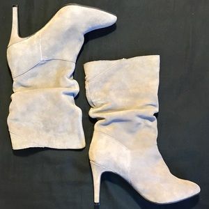 Gray Audrey Brooke Suede Angie Booties Fall Boots