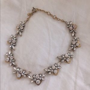Beautiful J Crew floral crystal statement necklace