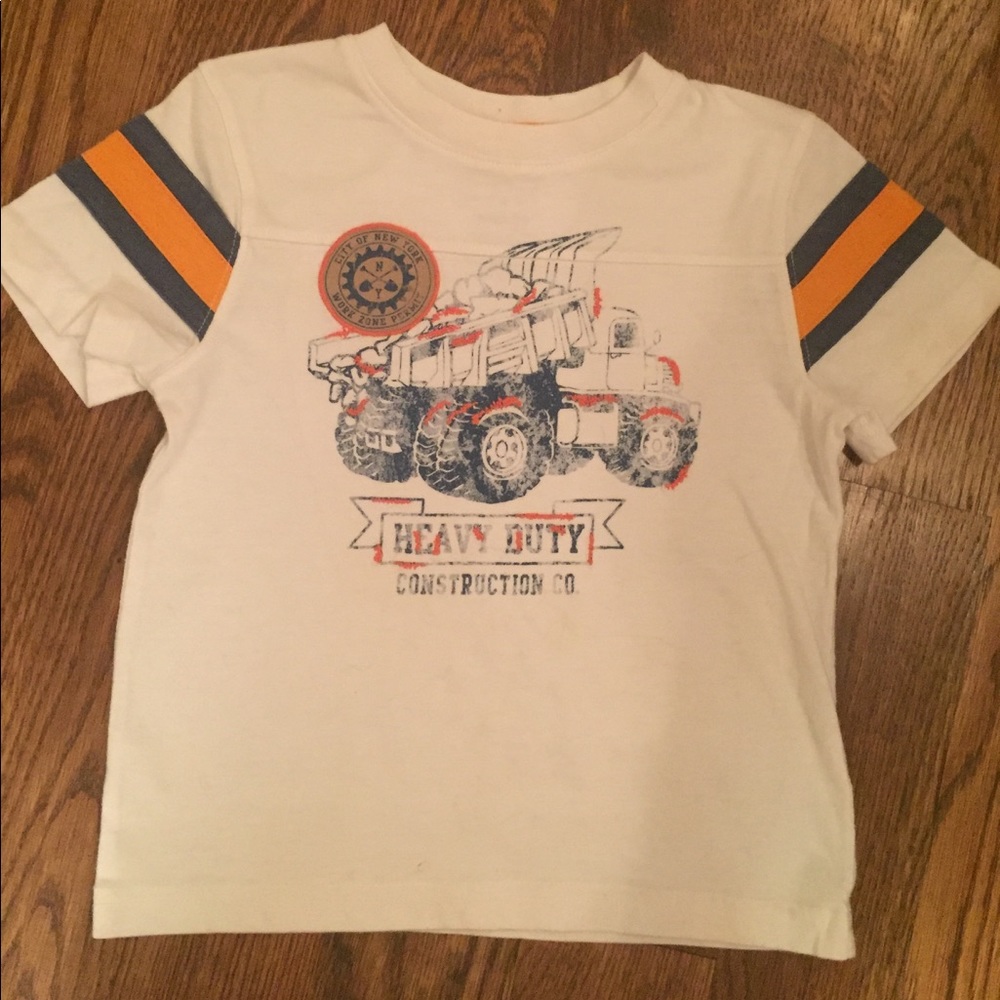 3T boys dump truck tee shirt