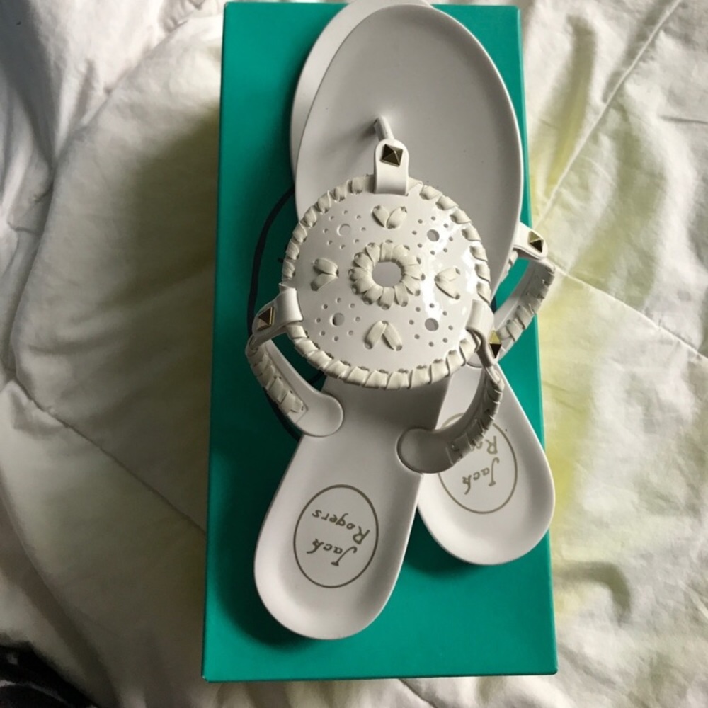 Jack rogers georgica jelly sandals 8