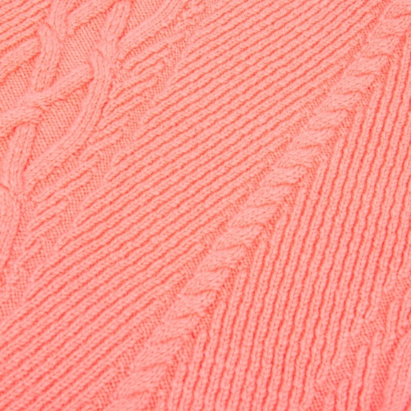 TED BAKER Ilivia Ribbed Neon Pink Peplum Sweater - Picture 4 of 5