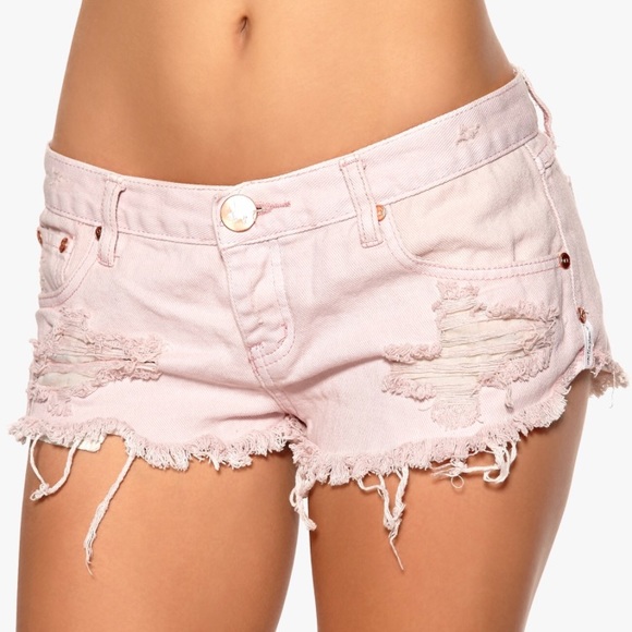 One Teaspoon Pants - 🥄One Teaspoon 🥄Minnie Trashwhore Cutoff Shorts