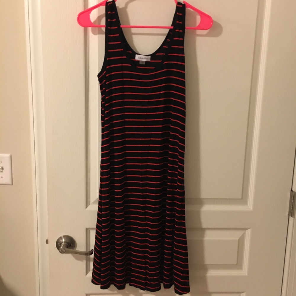 Calvin Klein striped dress