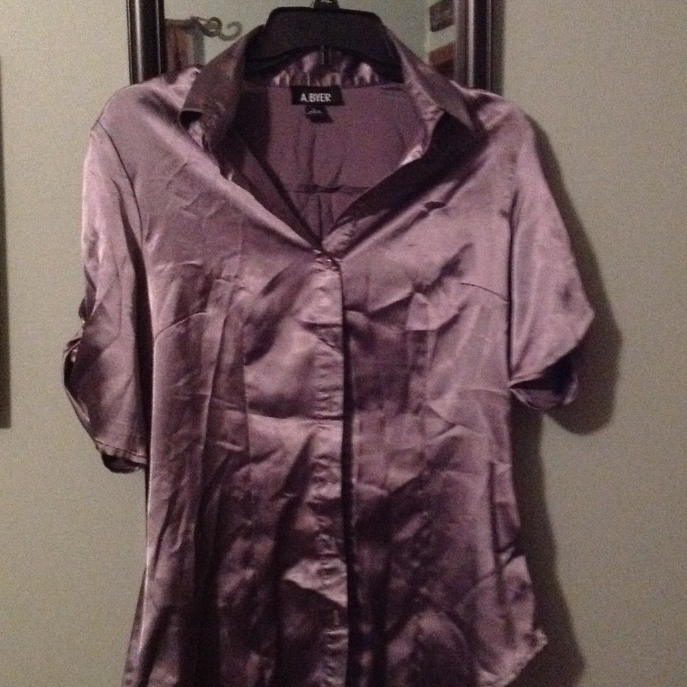 Dress gray satin dress top